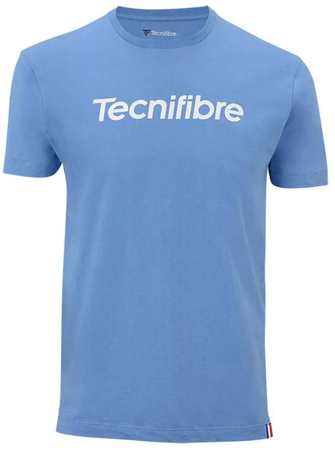 Tecnifibre Team Katoenen T-shirt - 12-14 jaar - Blauw - afbeelding 4 van 4
