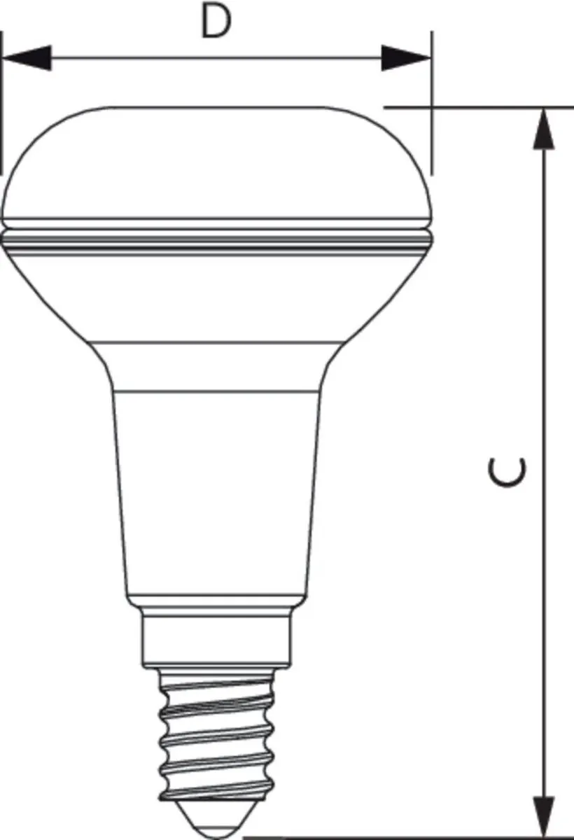 Philips Corepro LEDspot E14 R50 4.3W - 320lm - Mat - Zeer Warm Wit