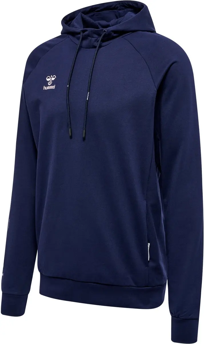 Hummel Move Grid Katoenen Hoodie - Marine - afbeelding 2 van 6