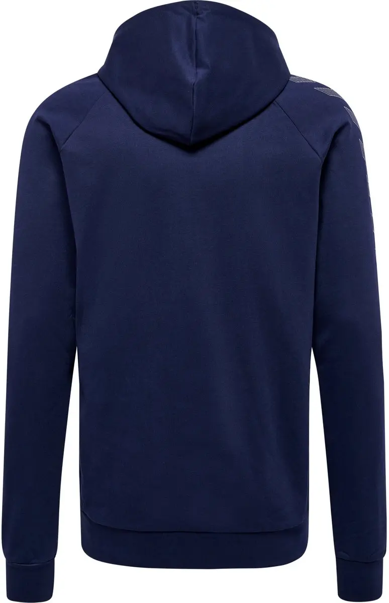 Hummel Move Grid Katoenen Hoodie - Marine - afbeelding 3 van 6