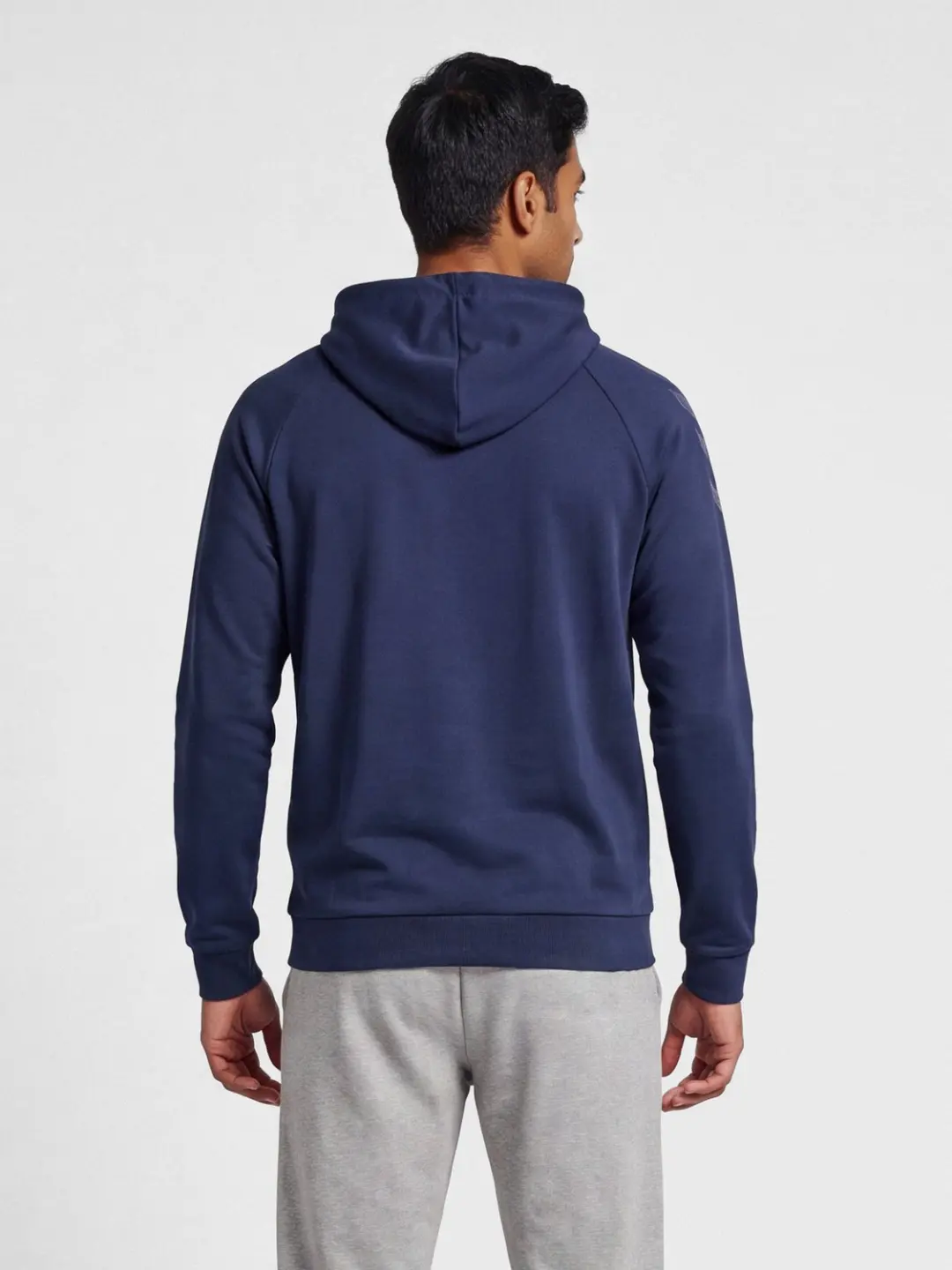 Hummel Move Grid Katoenen Hoodie - Marine - afbeelding 6 van 6