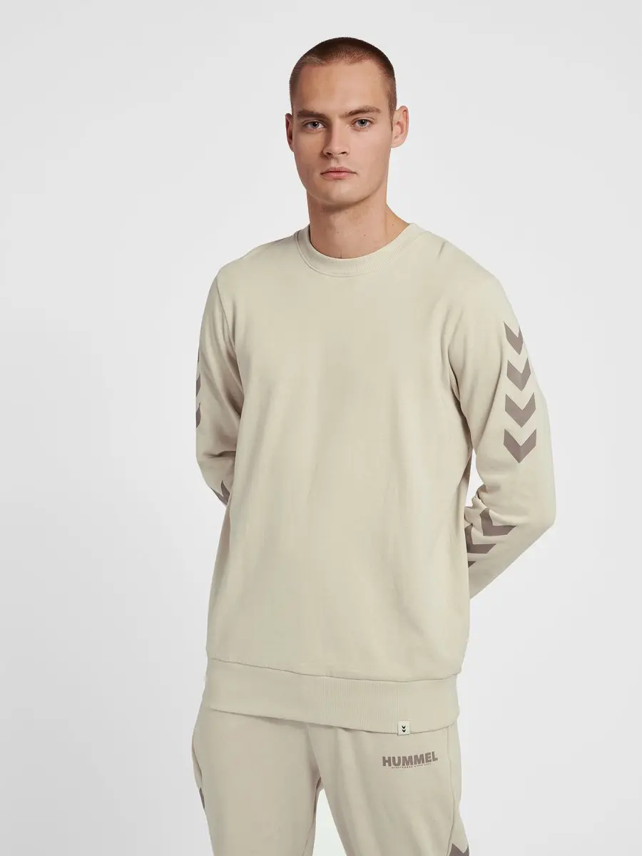 Hummel HMLLEGACY Chevron Sweatshirt - Pumice Stone - afbeelding 6 van 6