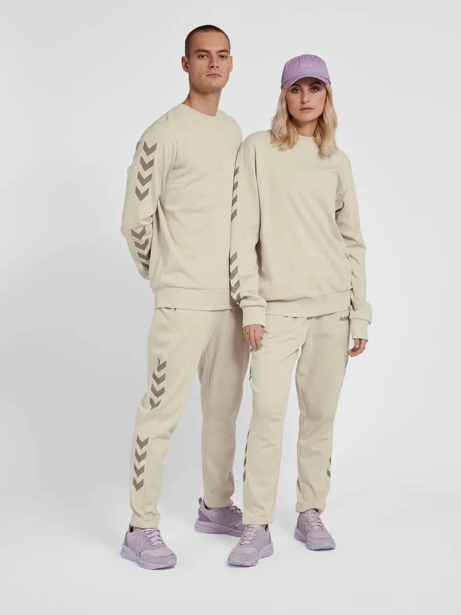Hummel HMLLEGACY Chevron Sweatshirt - Pumice Stone - afbeelding 5 van 6