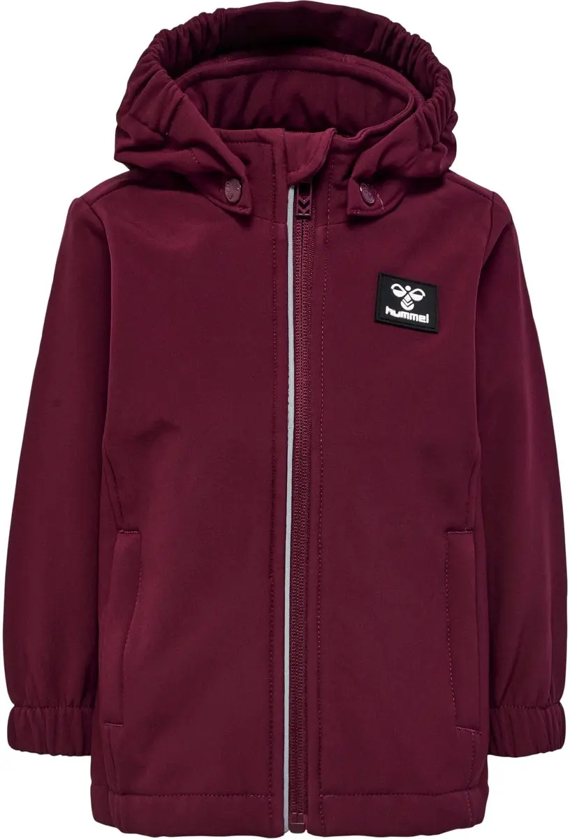 Hummel Mars Tex Mini Softshell Jacket 98 - Windsor Wine - afbeelding 3 van 6