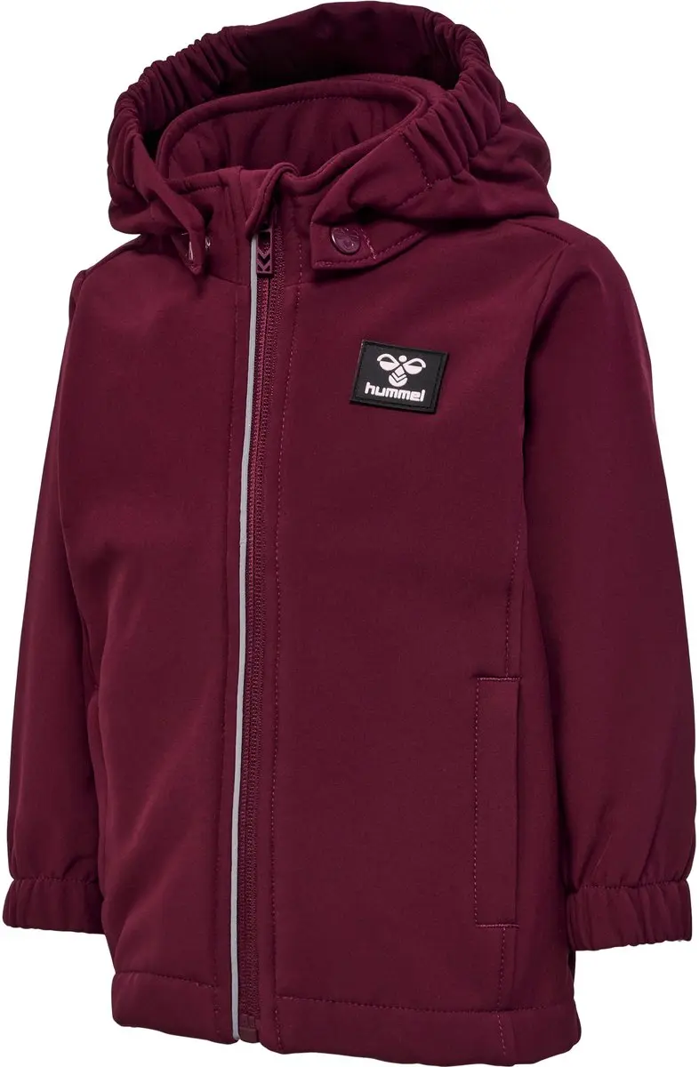 Hummel Mars Tex Mini Softshell Jacket 98 - Windsor Wine - afbeelding 2 van 6