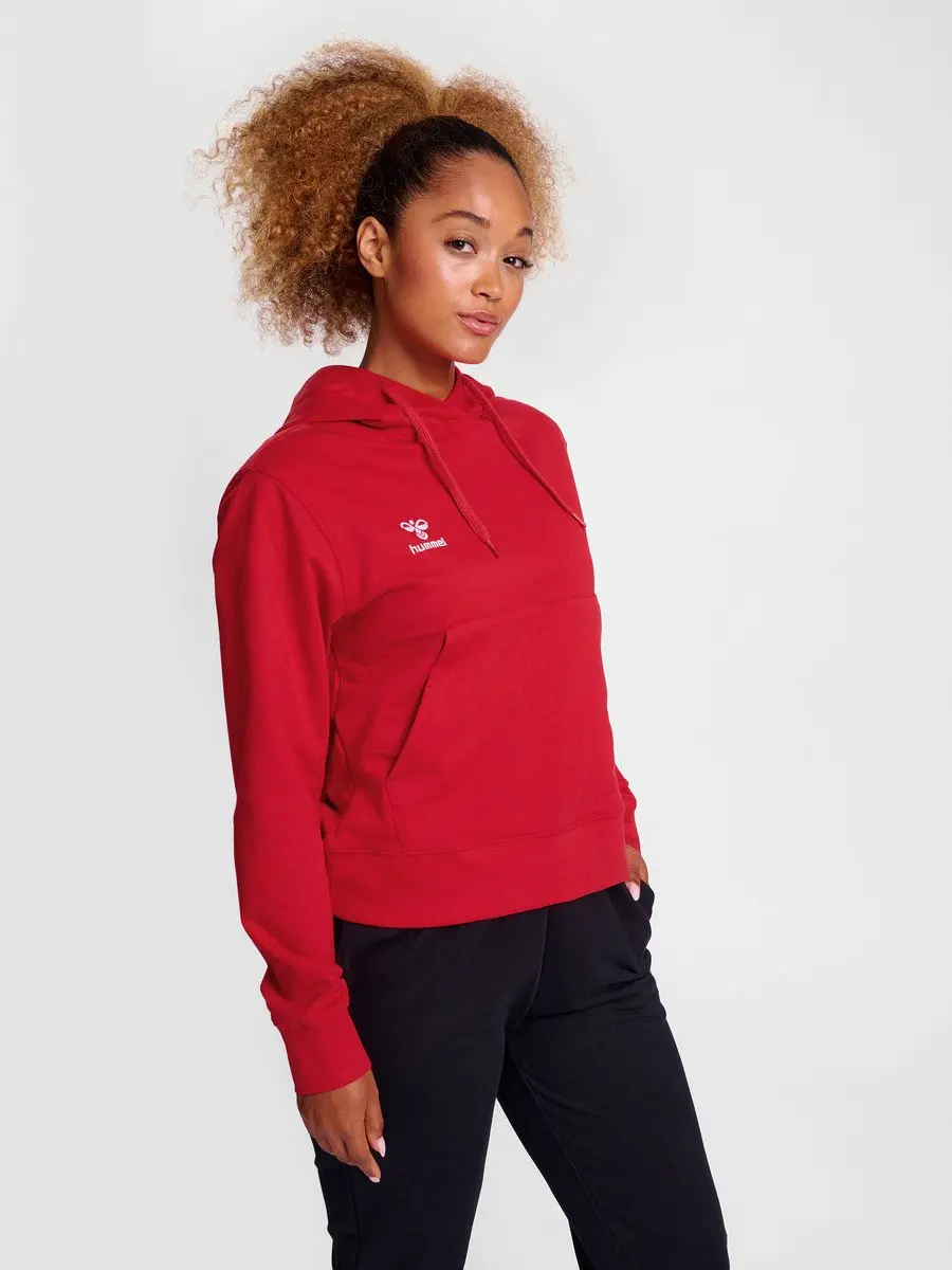 Hummel Go 2.0 Dames Hoodie - True Red - afbeelding 5 van 6