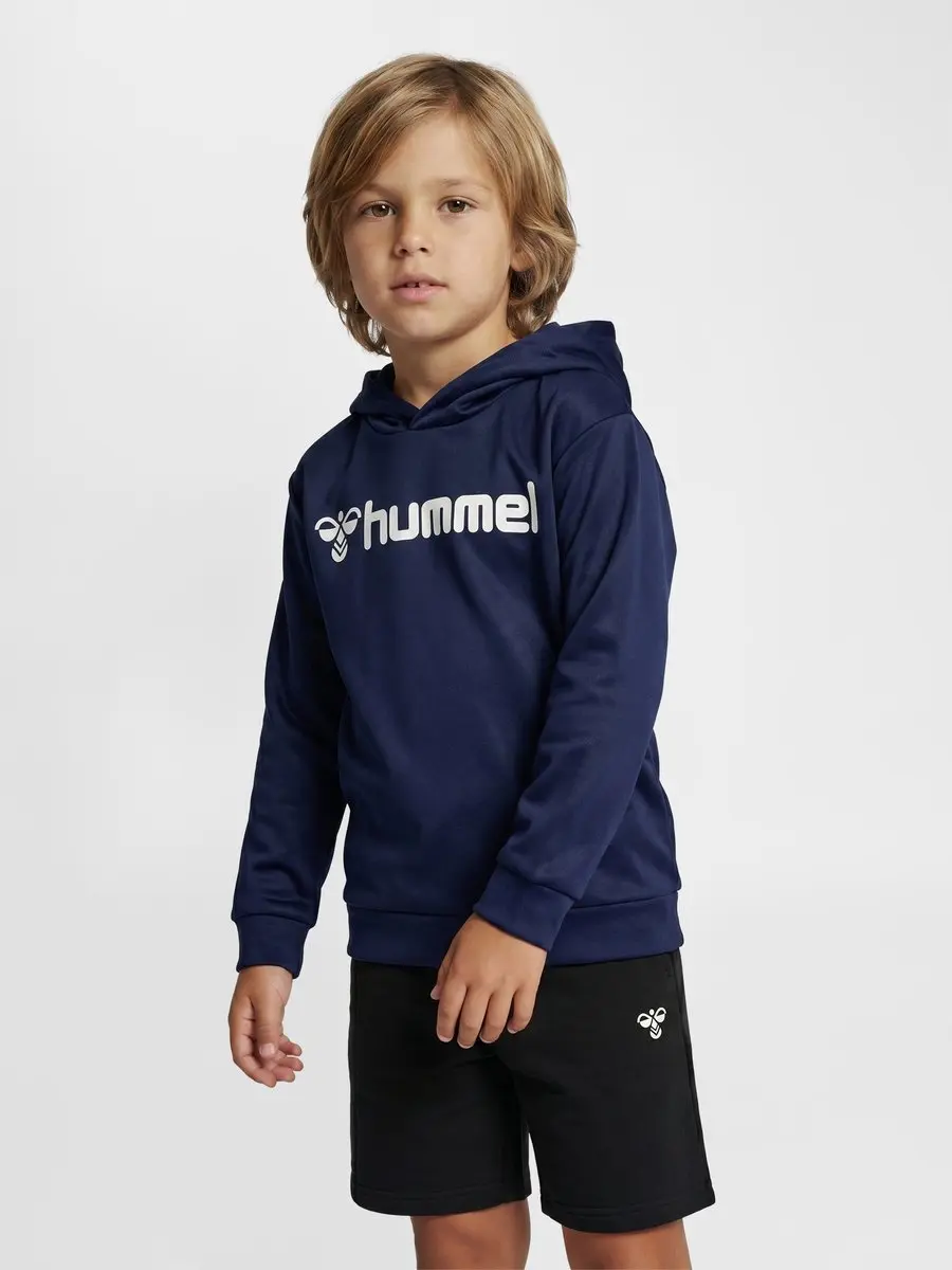 Hummel Hmllogo Hoodie Kids - Marine - afbeelding 5 van 6