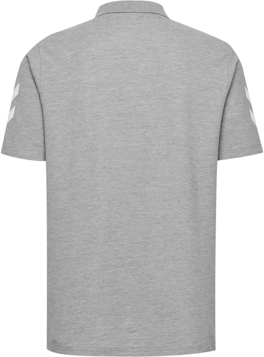 Hummel hmlGO Cotton Polo - Grijs melange - afbeelding 3 van 6