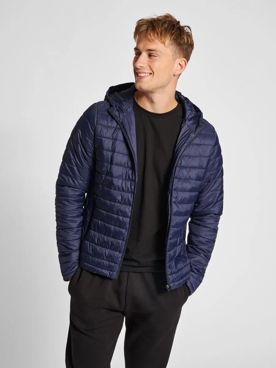 Hummel Red Quilted Hood Jacket - Marine - XL - afbeelding 5 van 6