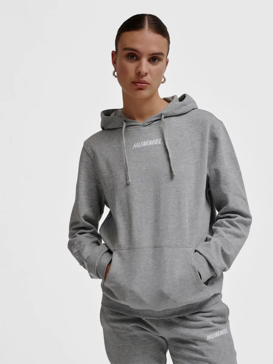 Hummel Elemental Hoodie - Grijs melange - afbeelding 5 van 6