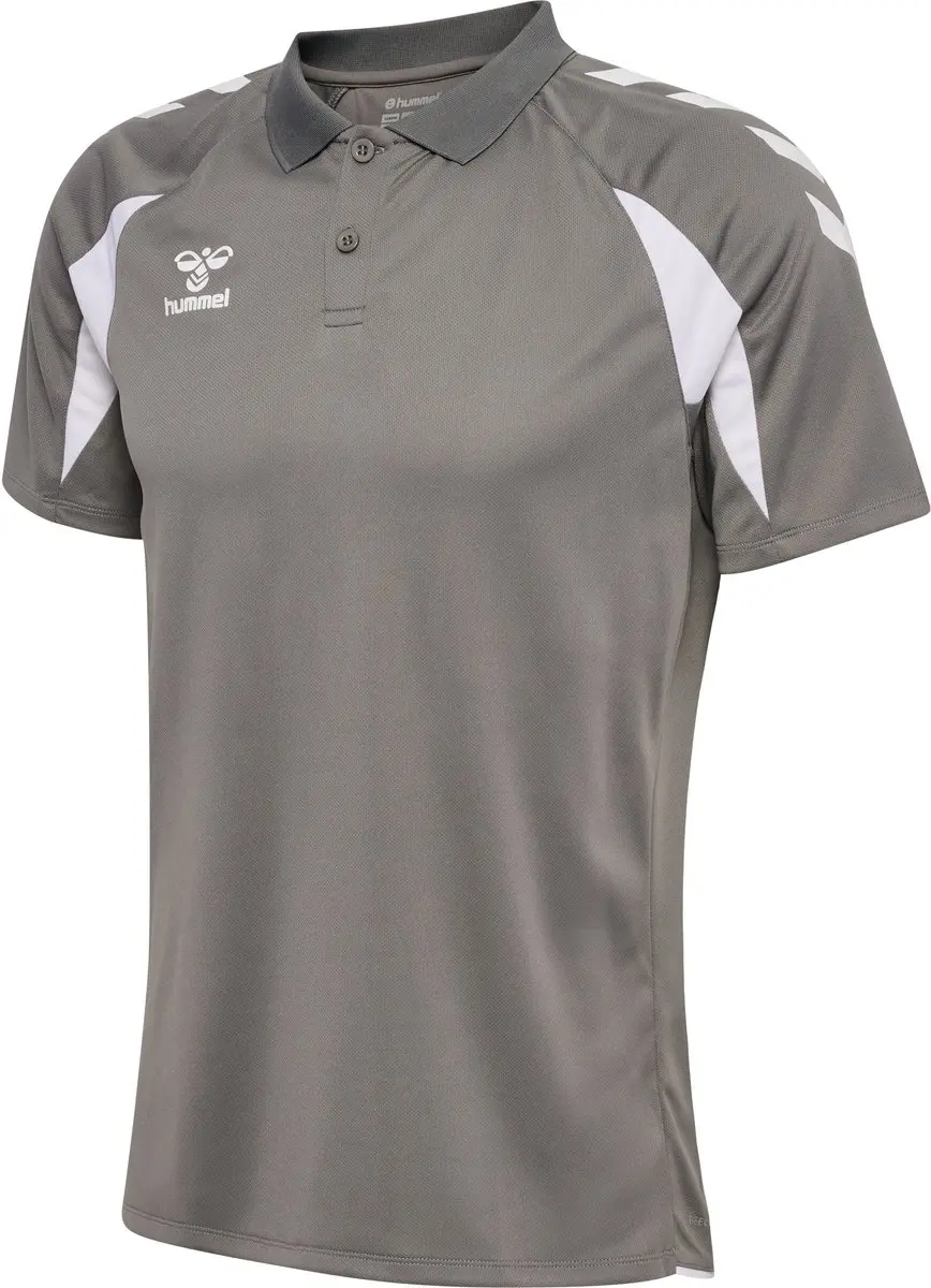 Hummel Core 2.0 Polo - XXXL - Steel Gray/White - afbeelding 2 van 6