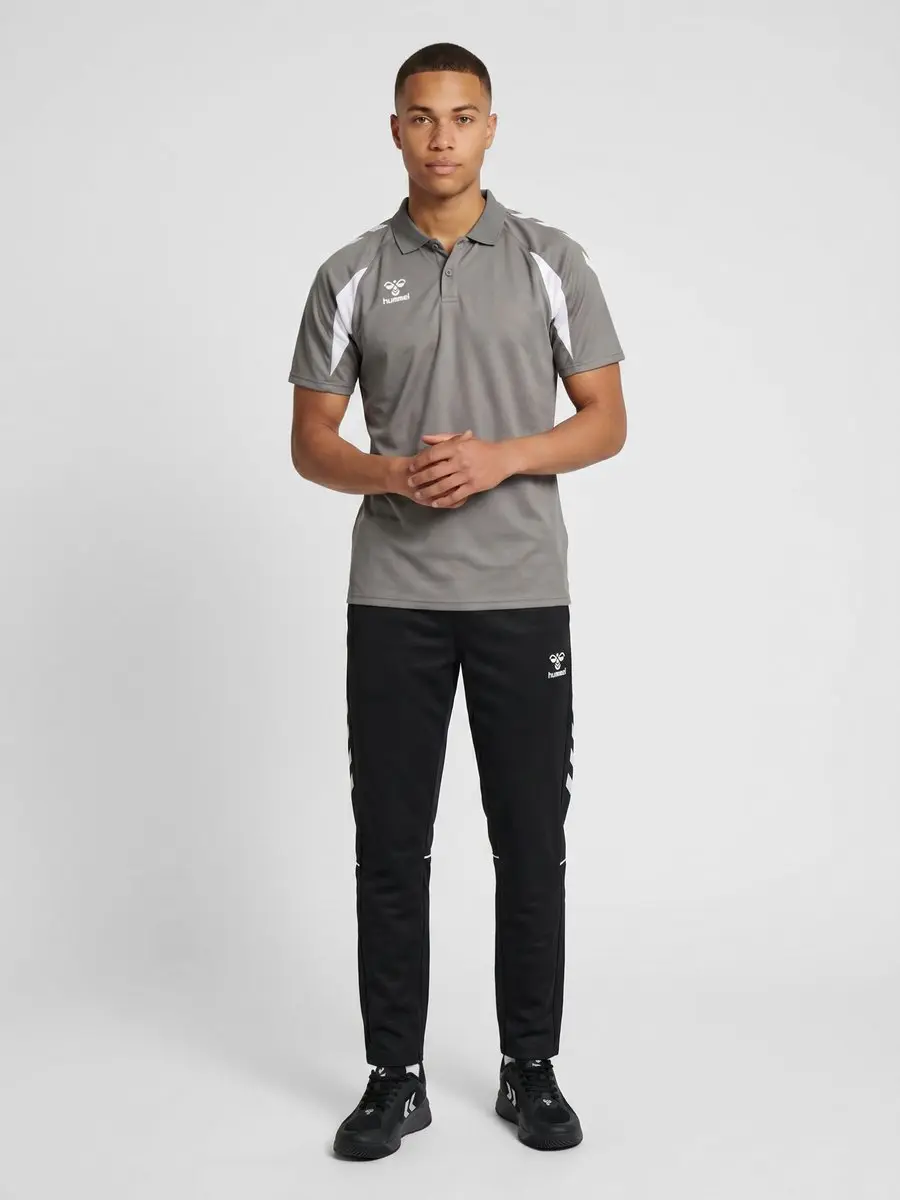 Hummel Core 2.0 Polo - XXXL - Steel Gray/White - afbeelding 6 van 6