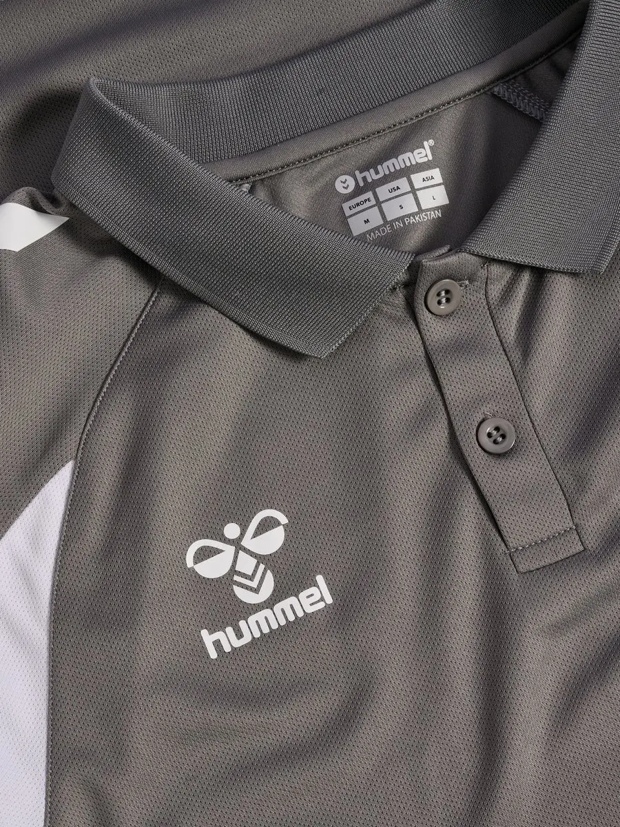 Hummel Core 2.0 Polo - XXXL - Steel Gray/White - afbeelding 4 van 6