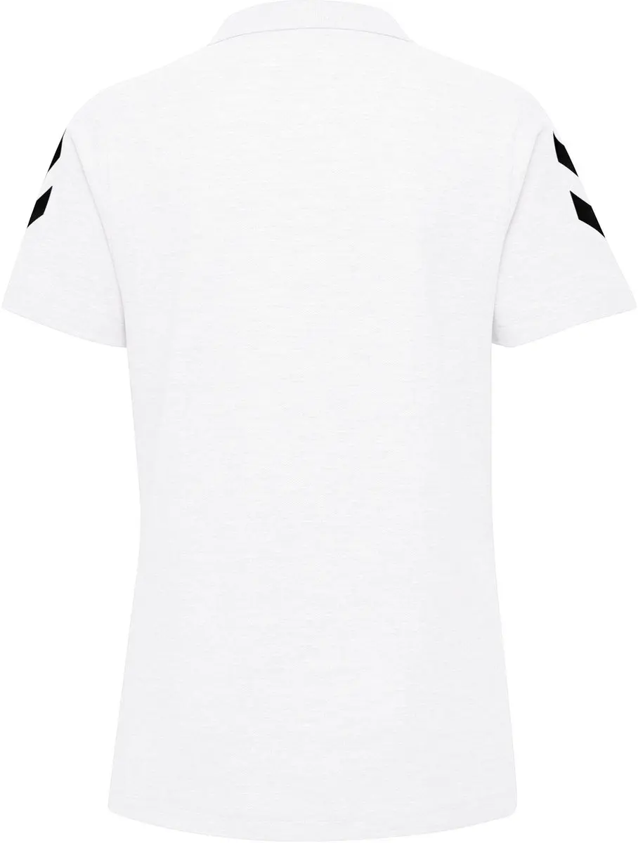 Hummel hmlGO Cotton Polo Dames - XL - Wit - afbeelding 3 van 6