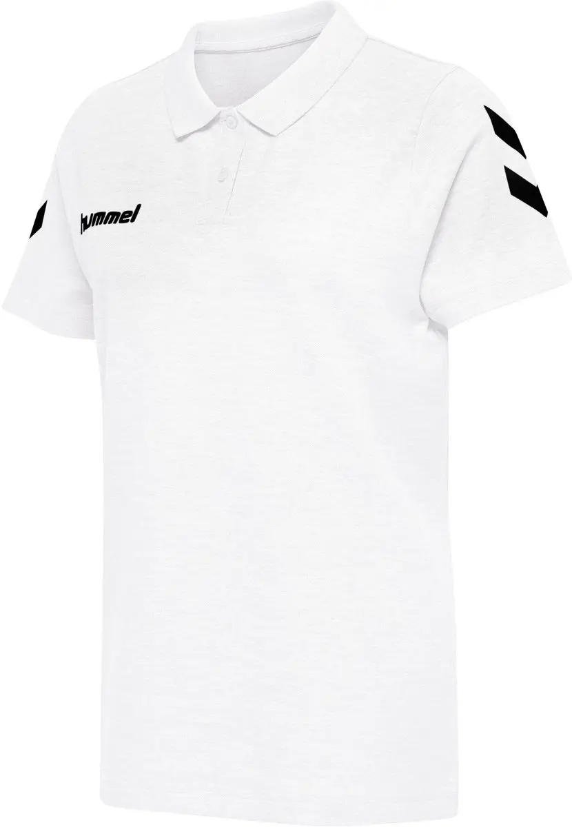 Hummel hmlGO Cotton Polo Dames - XL - Wit - afbeelding 2 van 6