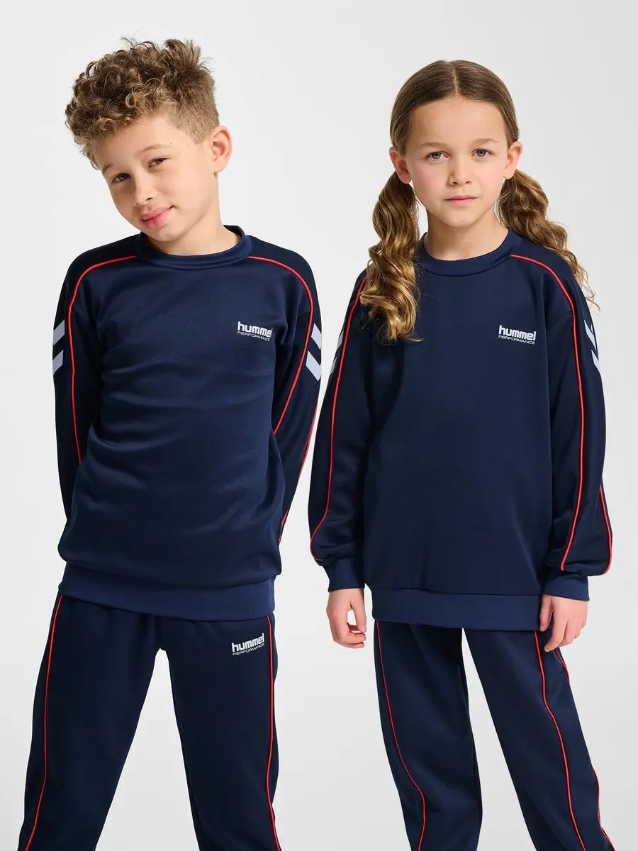 Hummel Interlock Crewneck - DRESS BLUES - afbeelding 5 van 6
