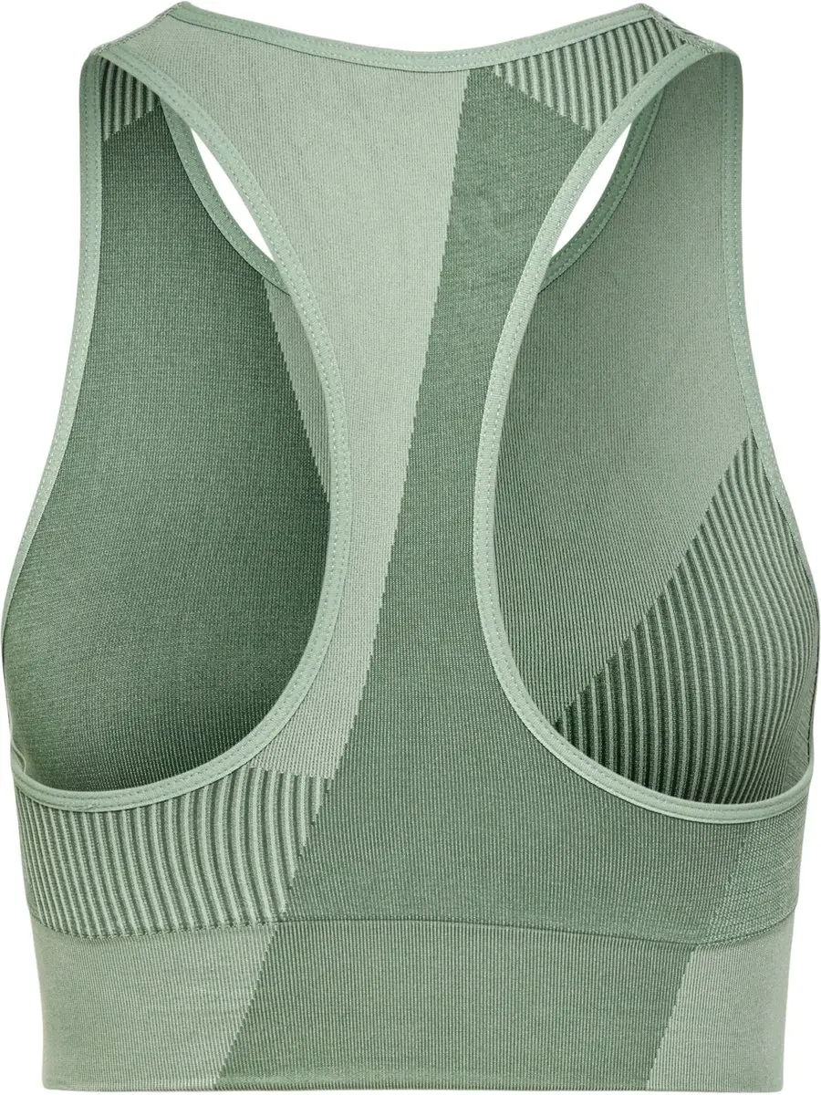 Hummel MT Unite Naadloze Sportbeha - XS - Laurel Wreath/Lily Pad - afbeelding 2 van 6