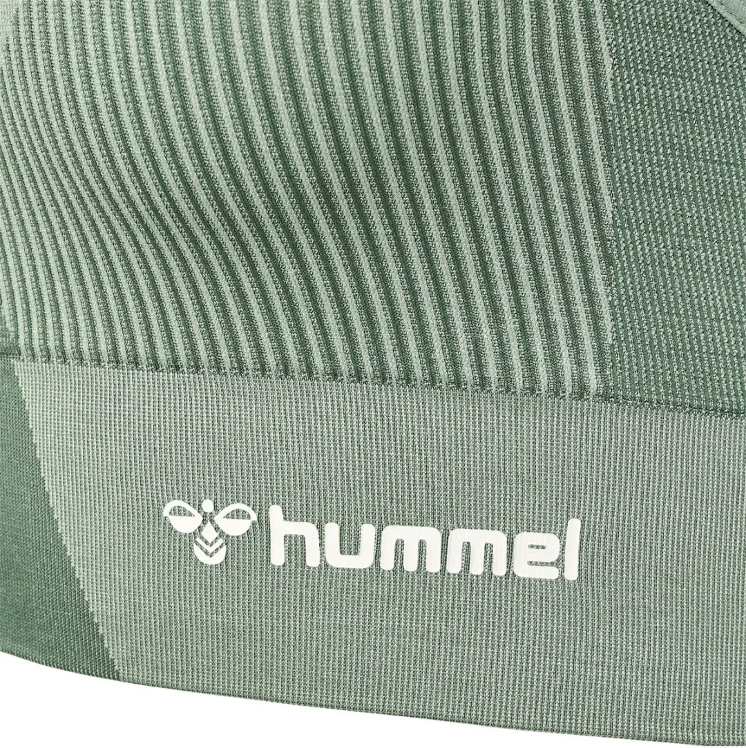 Hummel MT Unite Naadloze Sportbeha - XS - Laurel Wreath/Lily Pad - afbeelding 3 van 6