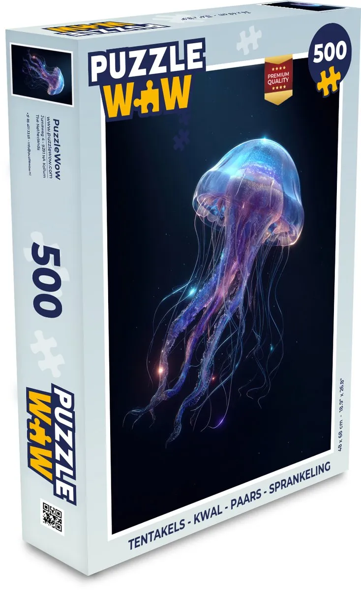PuzzleWow Kwal Tentakels Legpuzzel 500 Stuks