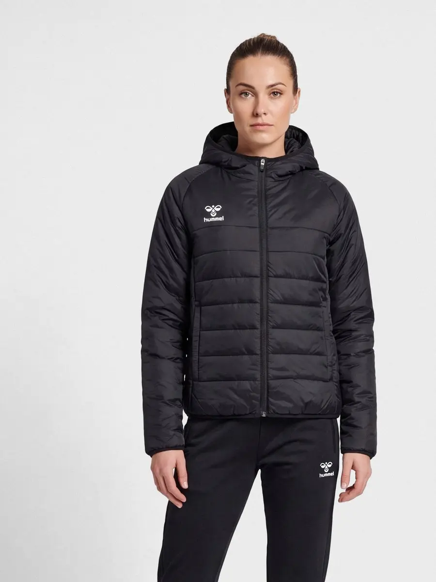 Hummel GO Damesjack met capuchon XL - Zwart - afbeelding 5 van 6