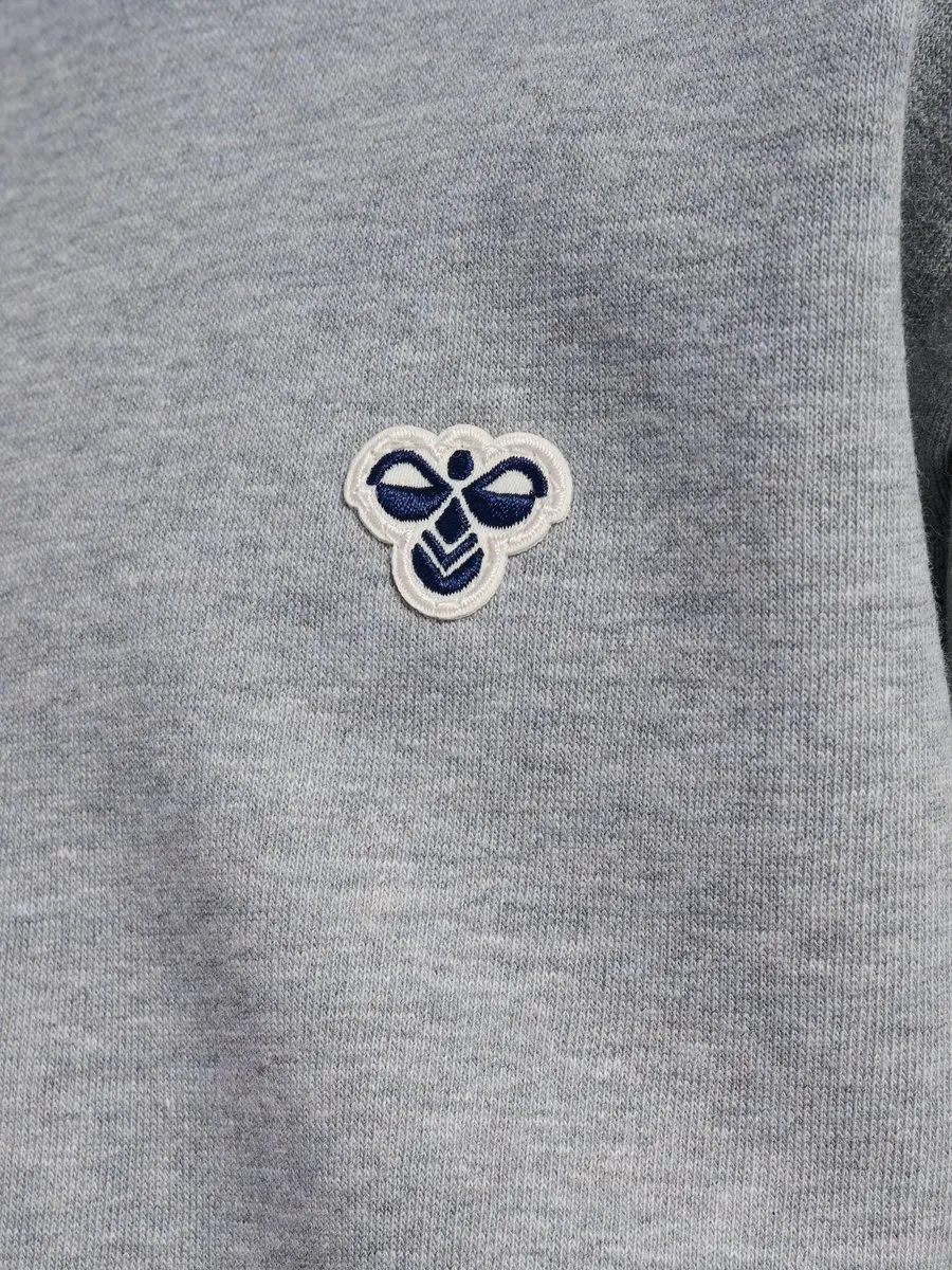 Hummel Bee Loszittend Kindertrui - Grijs melange - afbeelding 5 van 6