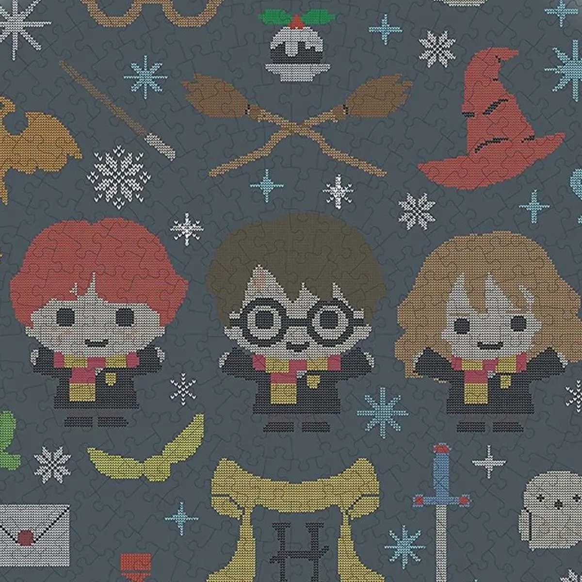 Harry Potter Ronde Puzzel Zweinstein 500 Stuks - 50cm Veelkleurig - afbeelding 2 van 6