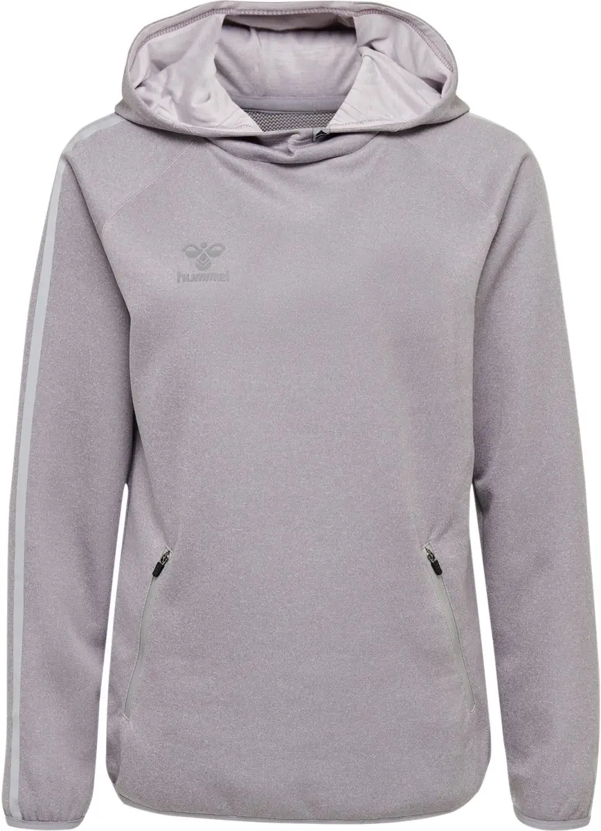 Hummel hmlCIMA Dames Hoodie - Cadet Melange - afbeelding 6 van 6