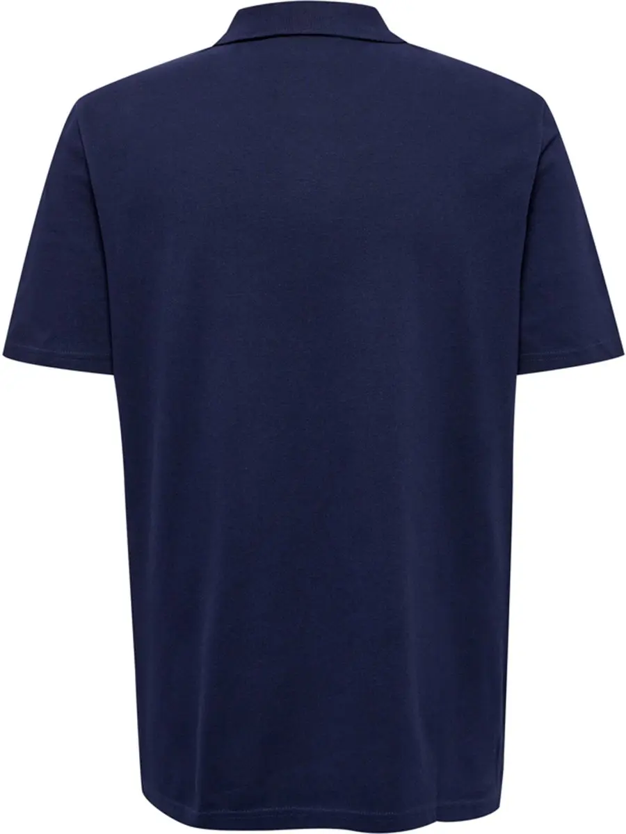 Hummel Red Classic Polo - Marine - XXXXXL - afbeelding 3 van 6