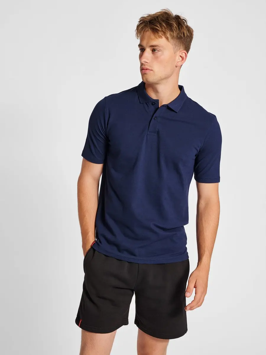 Hummel Red Classic Polo - Marine - XXXXXL - afbeelding 5 van 6