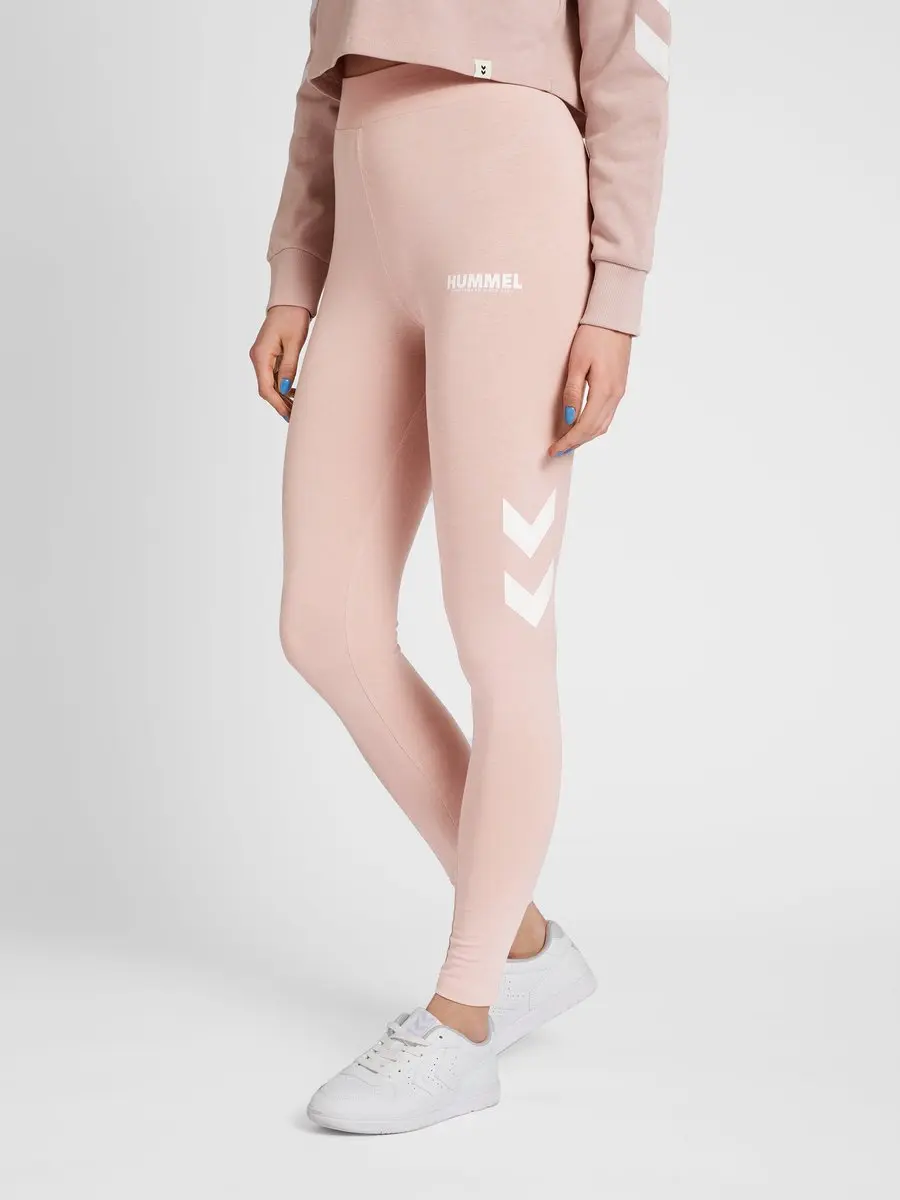 Hummel Hmllegacy Woman High Waist Tights L - Chalk Pink - afbeelding 6 van 6