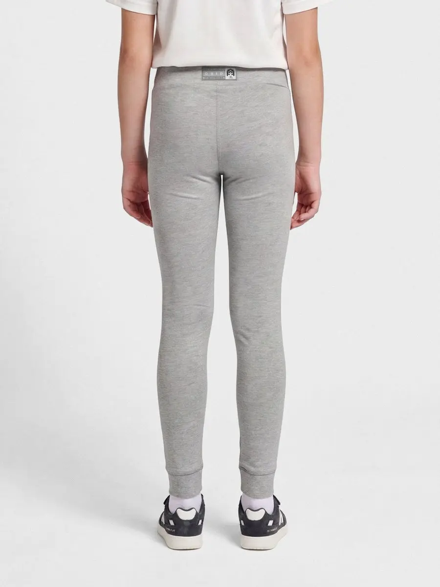 Hummel Move Grid Katoenen Legging - 164 - Grijs melange - afbeelding 6 van 6