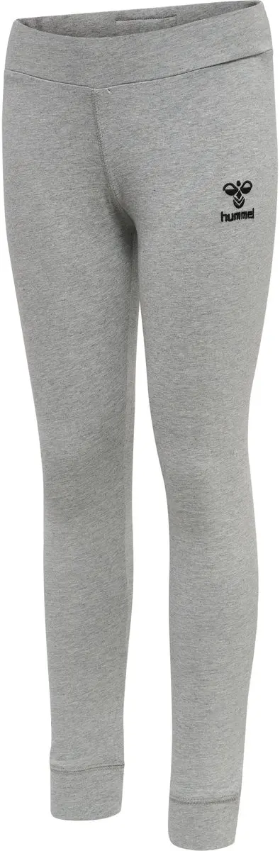 Hummel Move Grid Katoenen Legging - 164 - Grijs melange - afbeelding 2 van 6