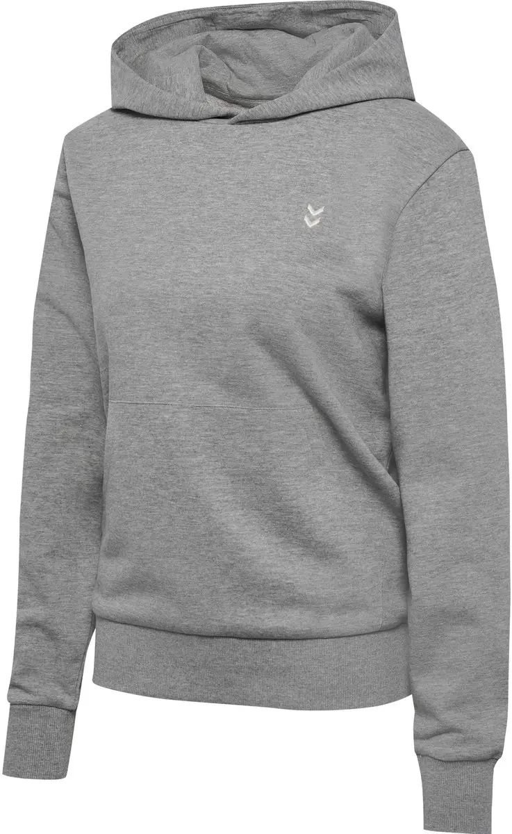 Hummel Pulse Dames Hoodie - Grijs Melange - afbeelding 2 van 6
