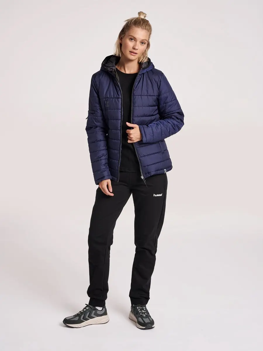 Hummel Quilted North Damesjas - Marine M - afbeelding 6 van 6