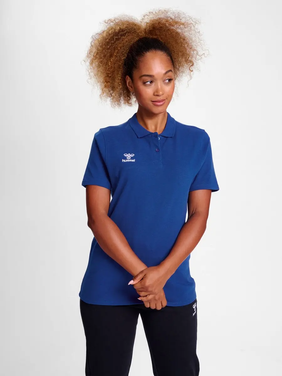 Hummel Go 2.0 Damespolo - XXL - True Blue - afbeelding 6 van 6