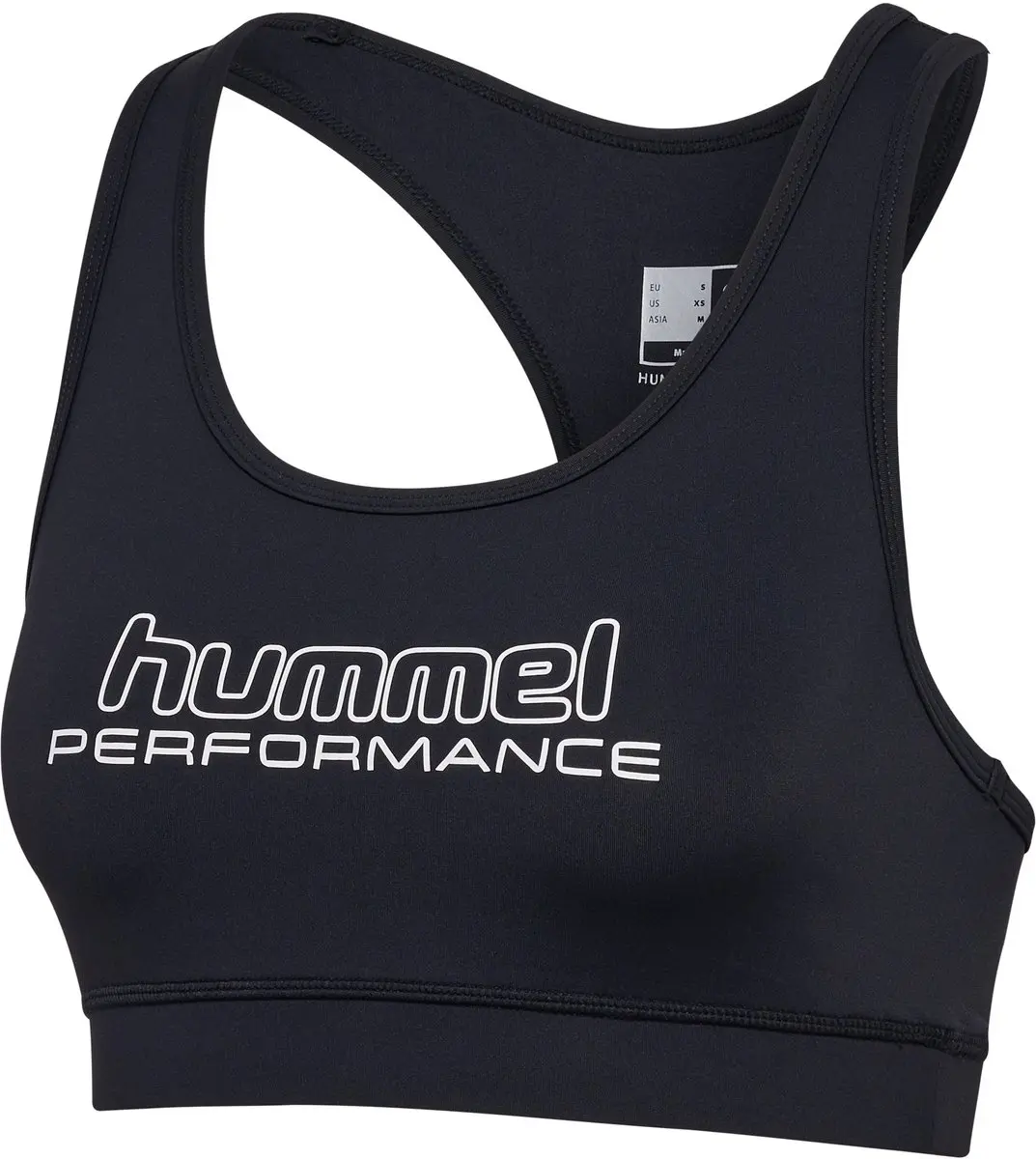 Hummel Te Fundamental Sports BH - Zwart/Wit - afbeelding 4 van 6