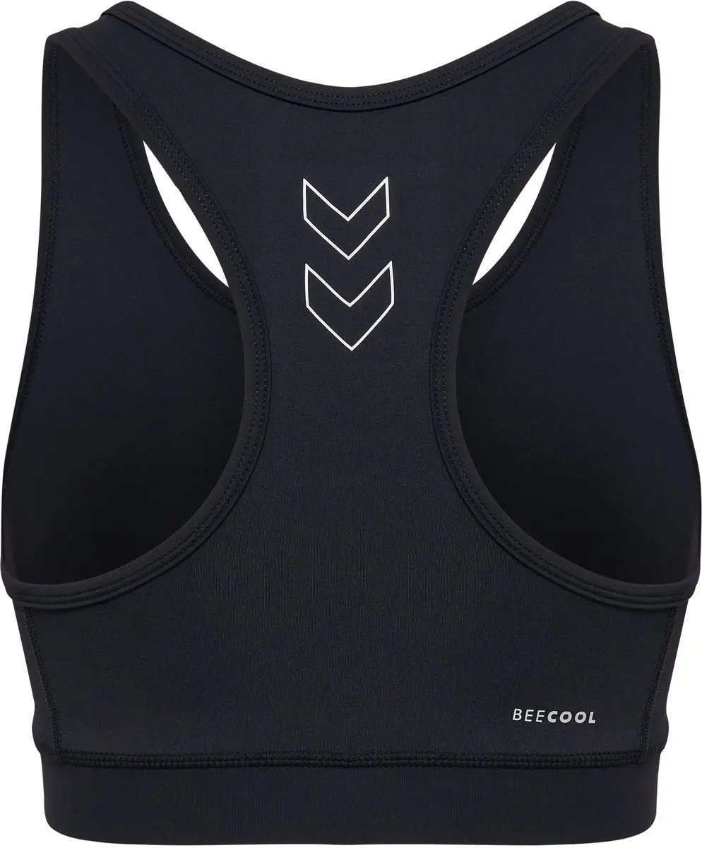 Hummel Te Fundamental Sports BH - Zwart/Wit - afbeelding 2 van 6
