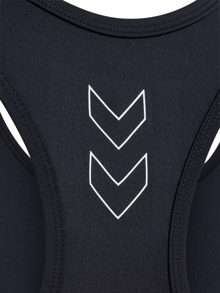 Hummel Te Fundamental Sports BH - Zwart/Wit - afbeelding 3 van 6