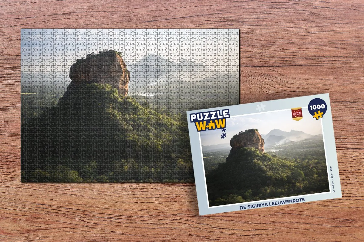 PuzzleWow Sigiriya Leeuwenrots Legpuzzel 1000 Stuks - Multicolor