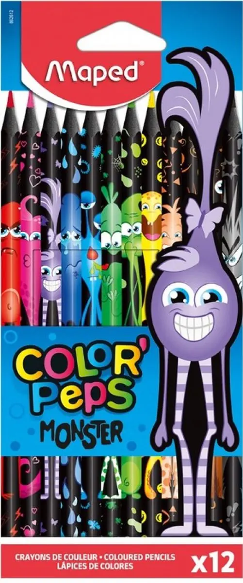 Maped Color'Peps Monster Krijt 24 Stuks