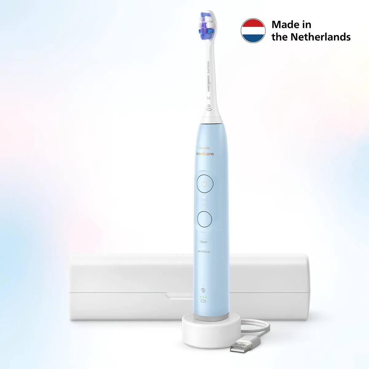 Philips Sonicare 6100 HX7406/02 Elektrische Tandenborstel - Lichtblauw