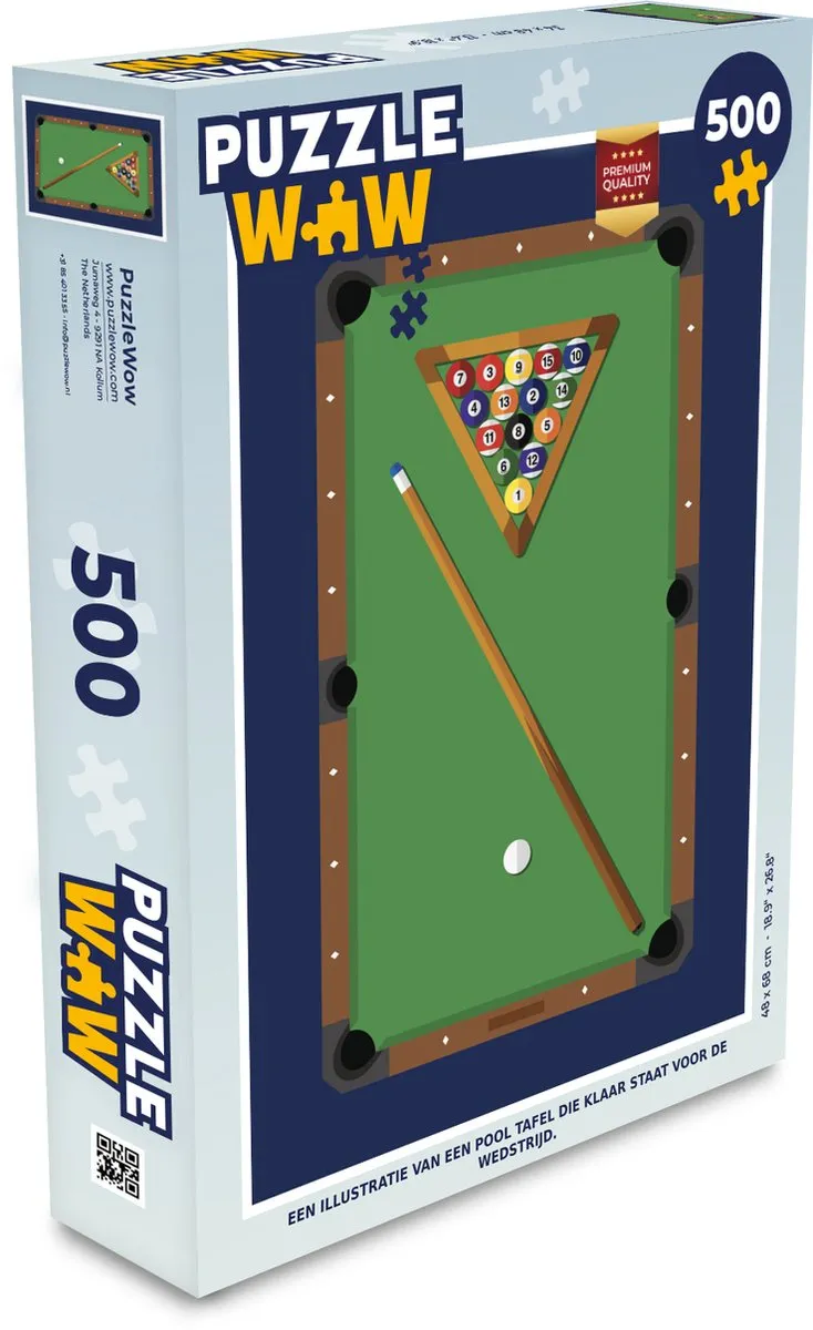 PuzzleWow Legpuzzel 500 Stuks