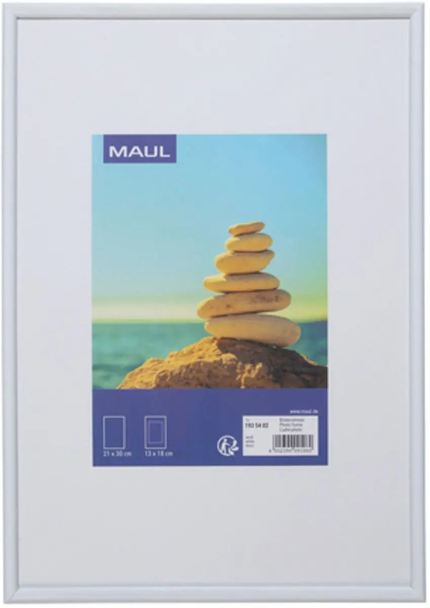 Fotolijst maul art 21x30cm kunststof wit