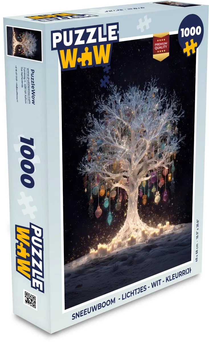 PuzzleWow Sneeuwboom Puzzle 1000 Stuks