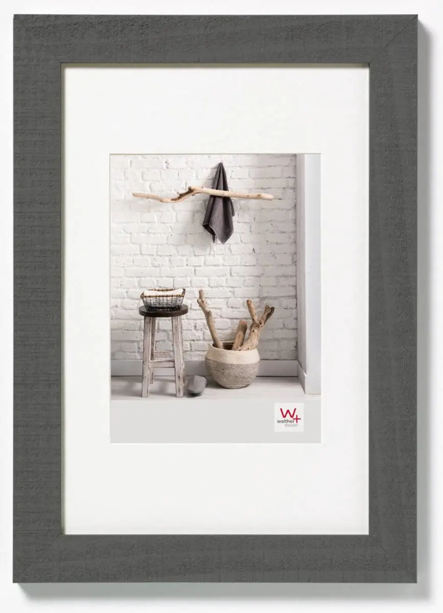 Walther Design Fotolijst 10x15cm Grijs