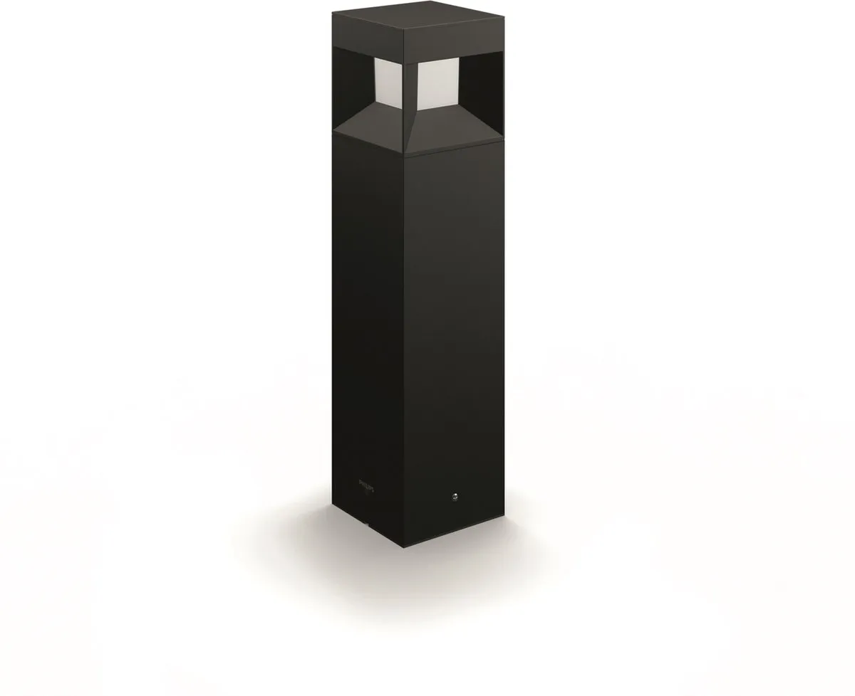 Philips Parterre Sokkellamp - 8W - Zwart