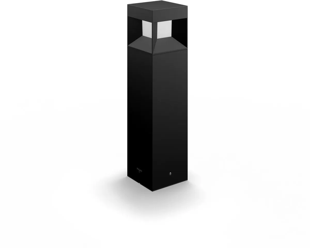 Philips Parterre Sokkellamp - 8W - Zwart