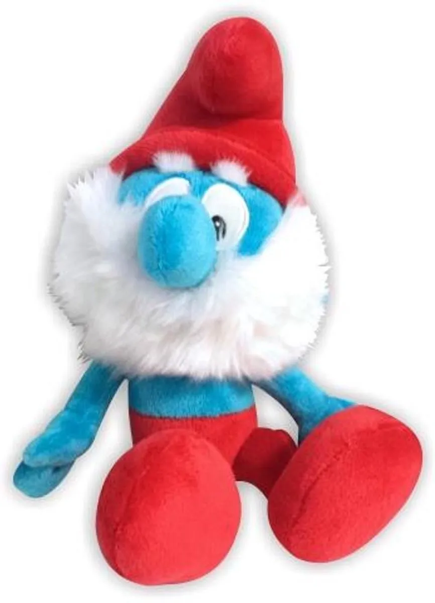 De Smurfen Grote Smurf Knuffel 30cm