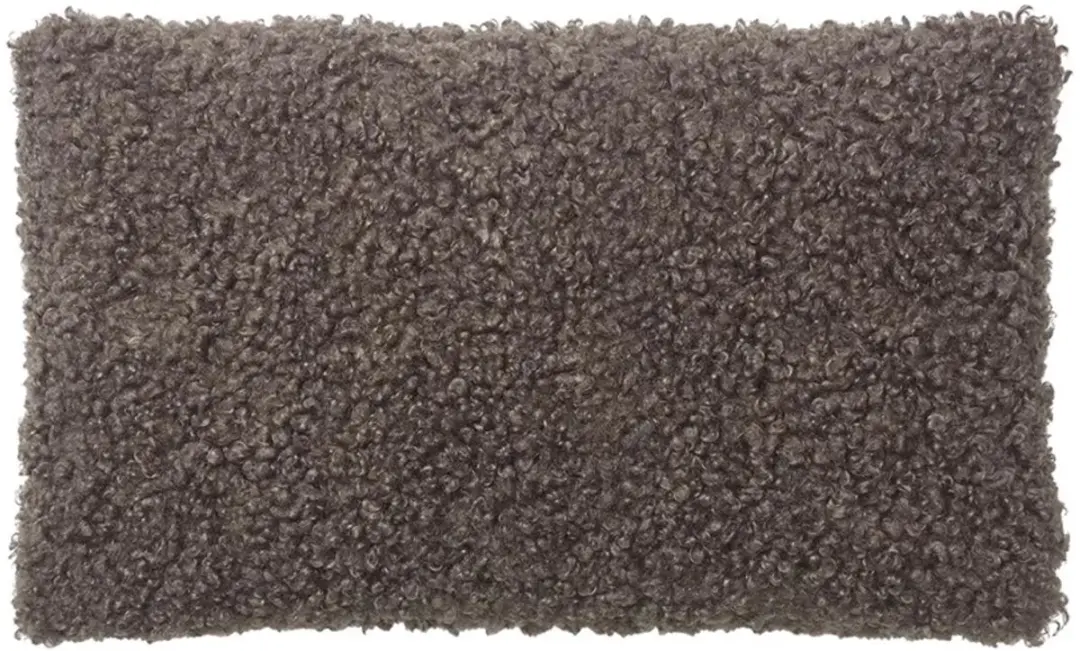 Blomus Teddy kussen gevuld 30x50cm espresso
