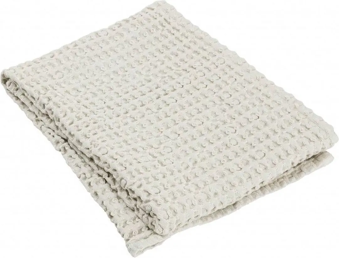Blomus Handdoek CARO 50x100 cm Moonbeam (light stone)